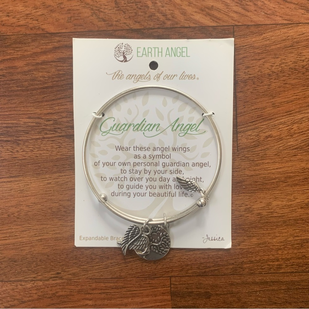 New Earth Angel Bracelet Guardian Angel Expandable Silver Gift